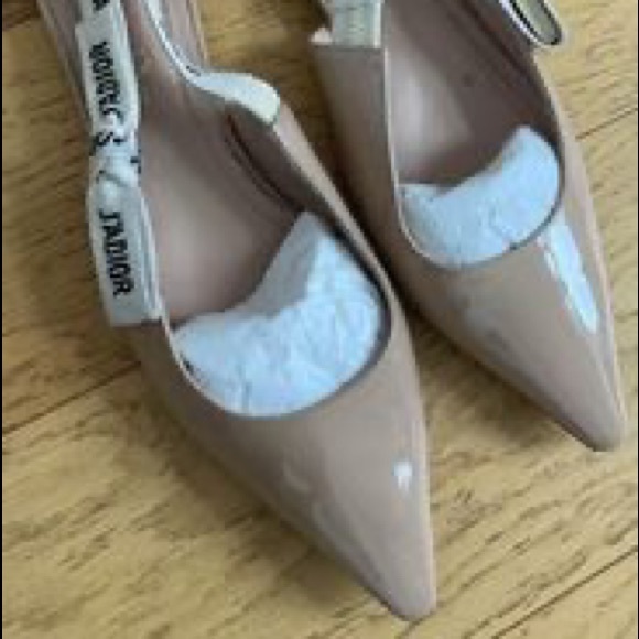 Dior patent leather sling back flats - Picture 2 of 6